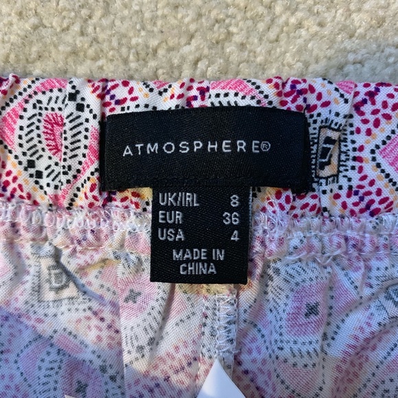 Pink Printed Tassel Shorts - Picture 5 of 5